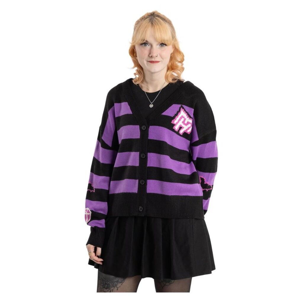 Monster High Womens/Ladies Alumni Cardigan / Purple/Black